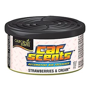 California Scents Strawberries and Cream Can Air Freshener 42g California Scents Strawberries and Cream Can Air Freshener 42g
